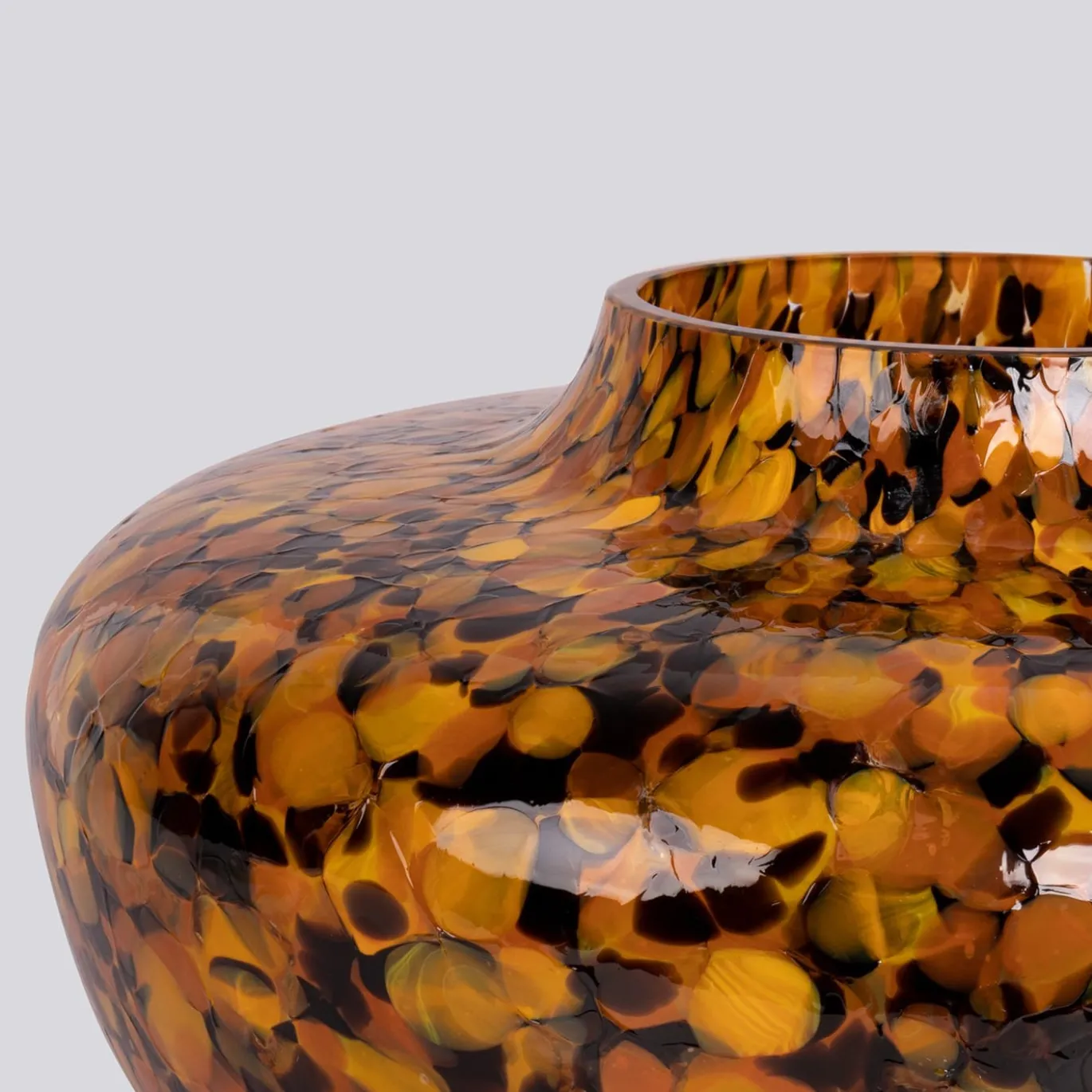 Vaso in Vetro di Murano Leopardo Olla