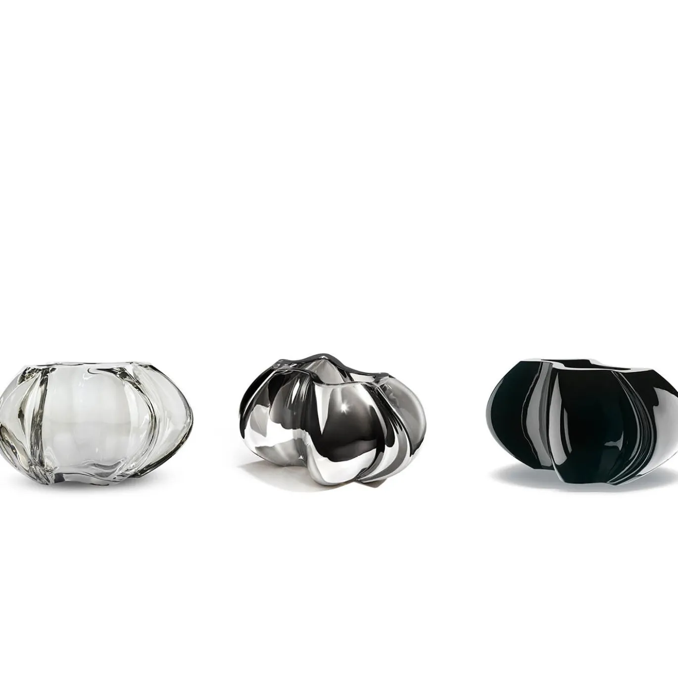 Vaso in vetro fumé Oyster