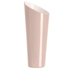 Vaso in Vetro Pesca e Milkwhite Orizzonte Oblique