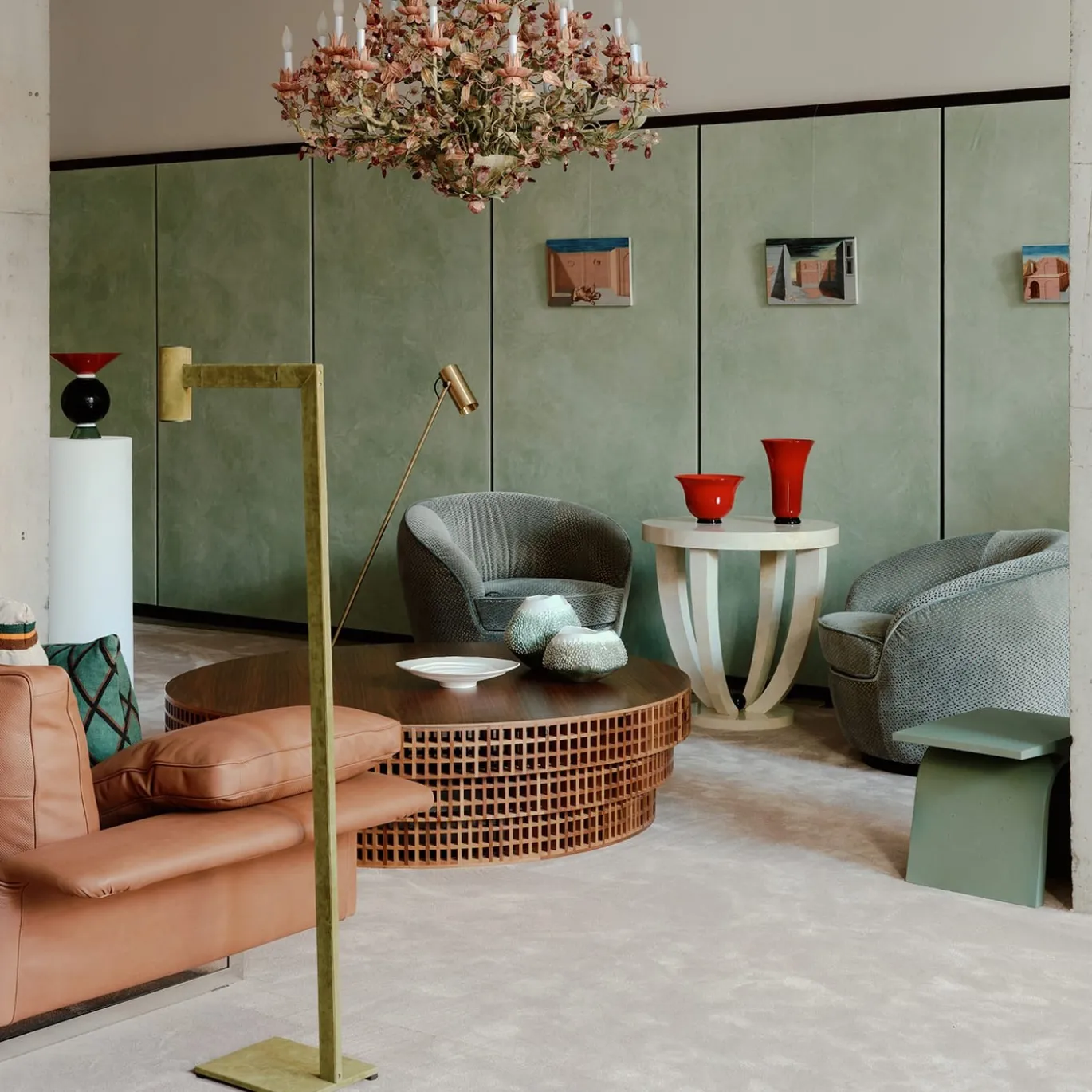 Vaso in Vetro Yemen di Ettore Sottsass