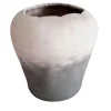 Vaso Ionio Chiaroscuro in Argilla Grigia #2