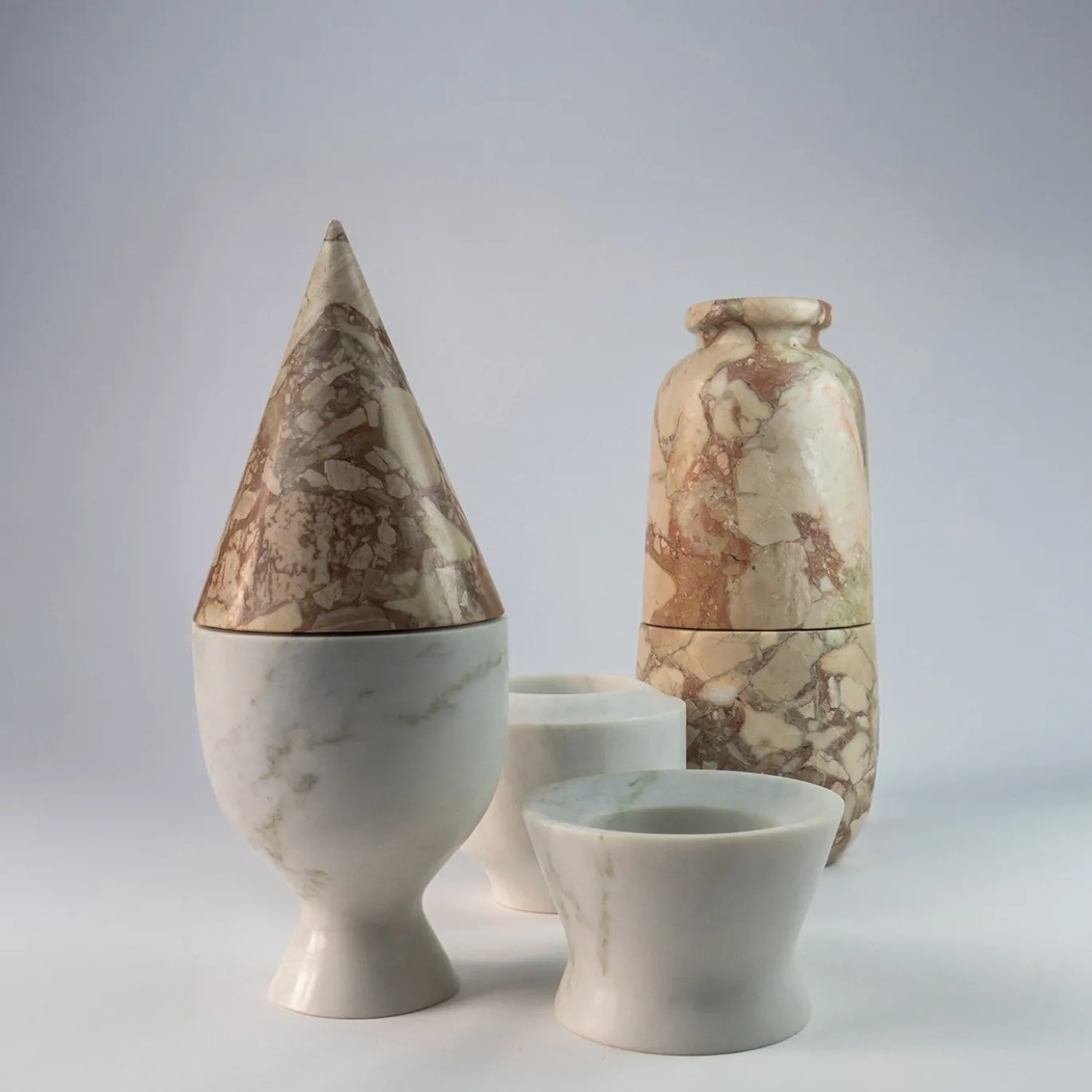 Vaso Itineranti 7 in Marmo