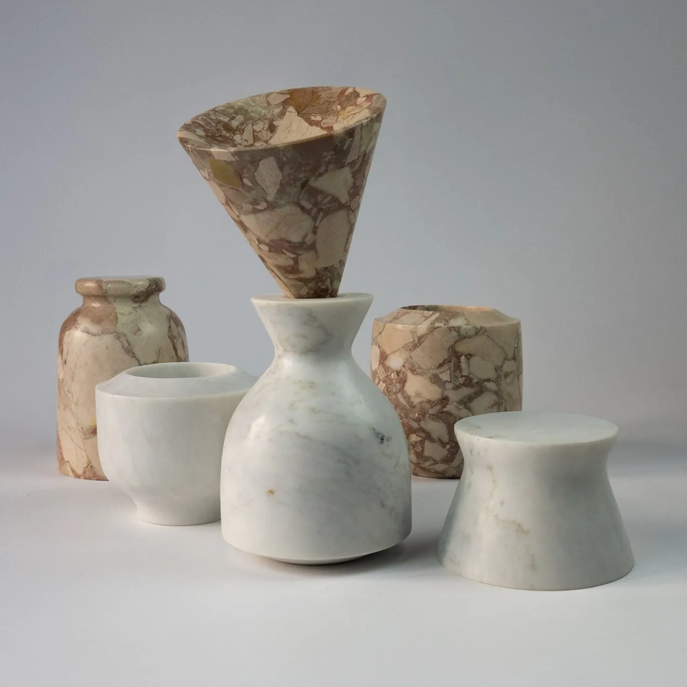 Vaso Itineranti 7 in Marmo