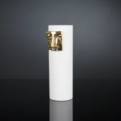 Vaso Juno's Nose Bianco e Oro