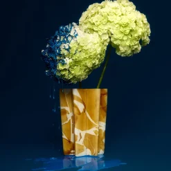 Vaso Karkadè Bucket in Vetro di Murano
