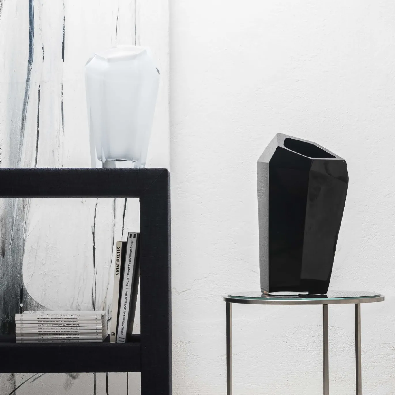 Vaso Kastle Black XL di Karim Rashid