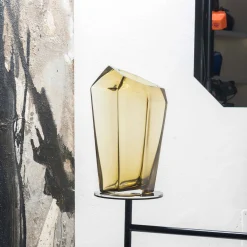 Vaso Kastle Yellow XL di Karim Rashid