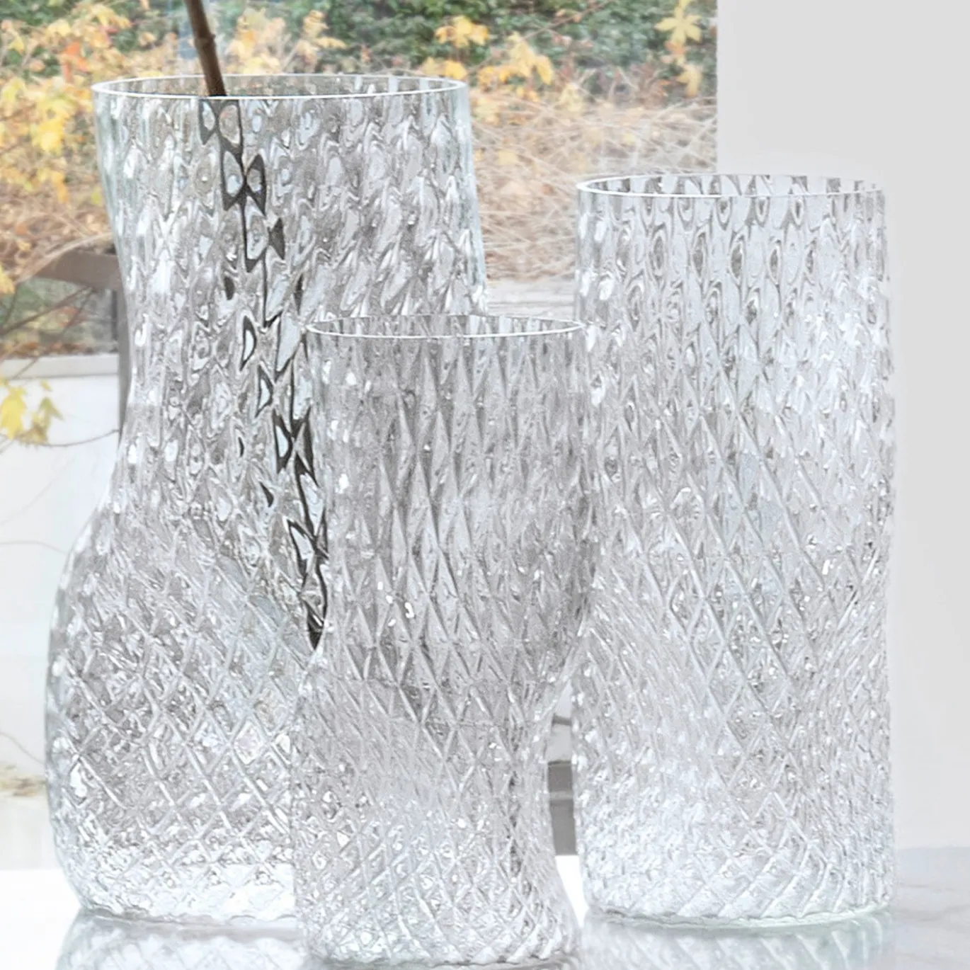 Vaso Keope piccolo in vetro trasparente