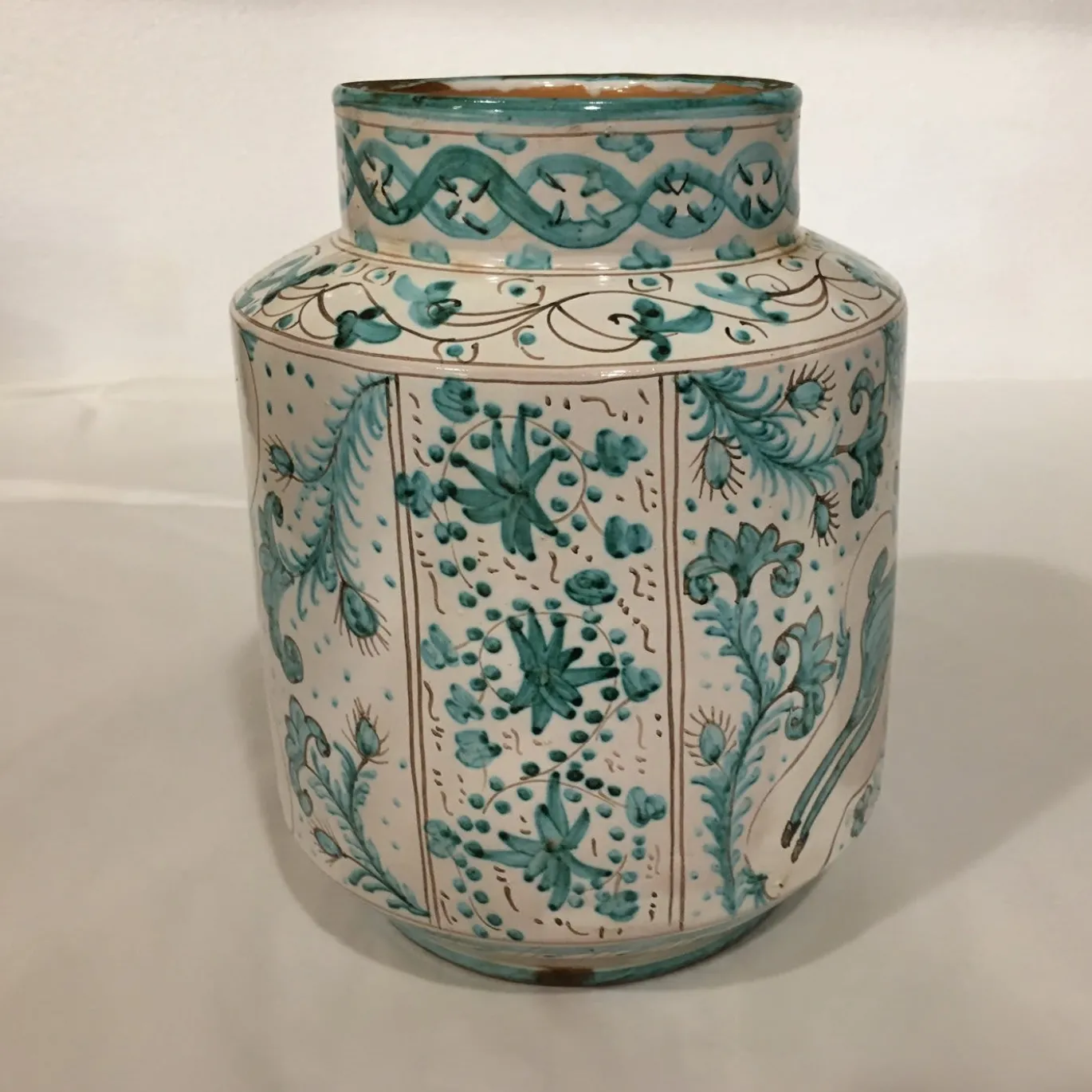 Vaso Lepre in Ceramica Bianca