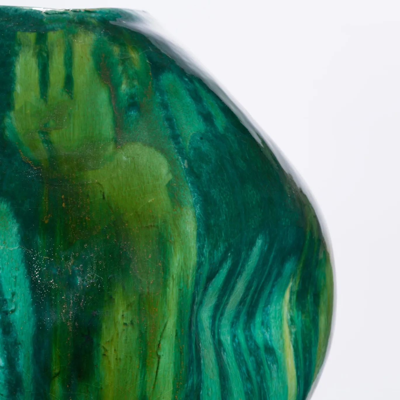 Vaso Linfa in ceramica verde