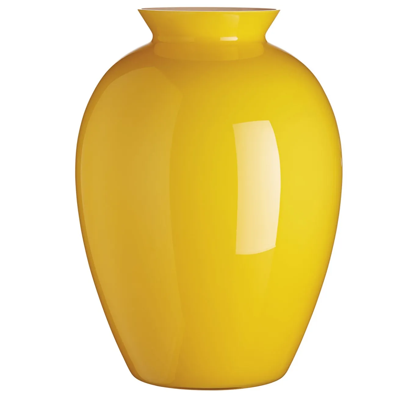 Vaso Lopas in Cristallo Giallo