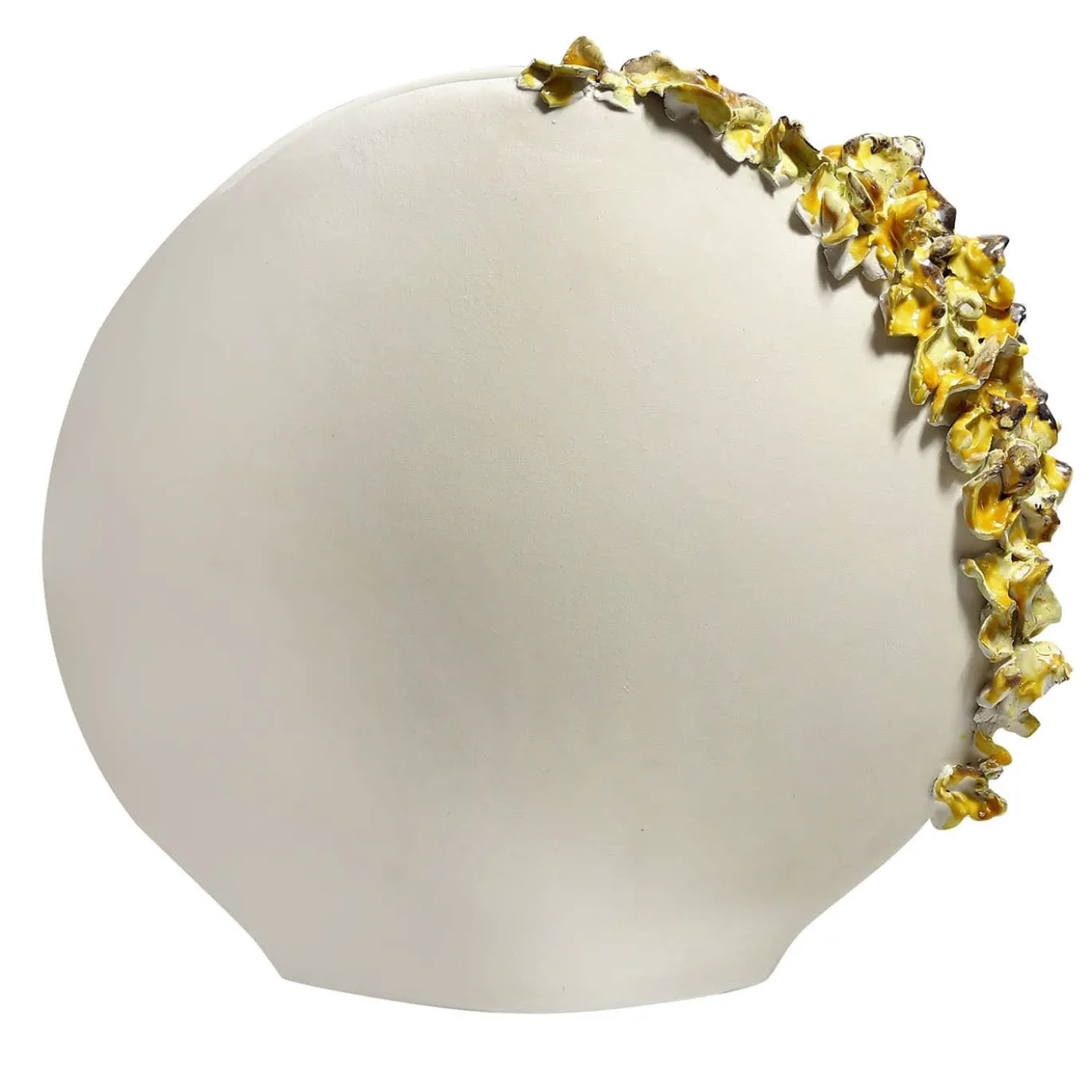 Vaso Luna giallo e bianco