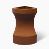 Vaso marrone Curve #3 di Zaven