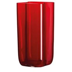 Vaso medio Bosco a balze rosse di Carlo Moretti