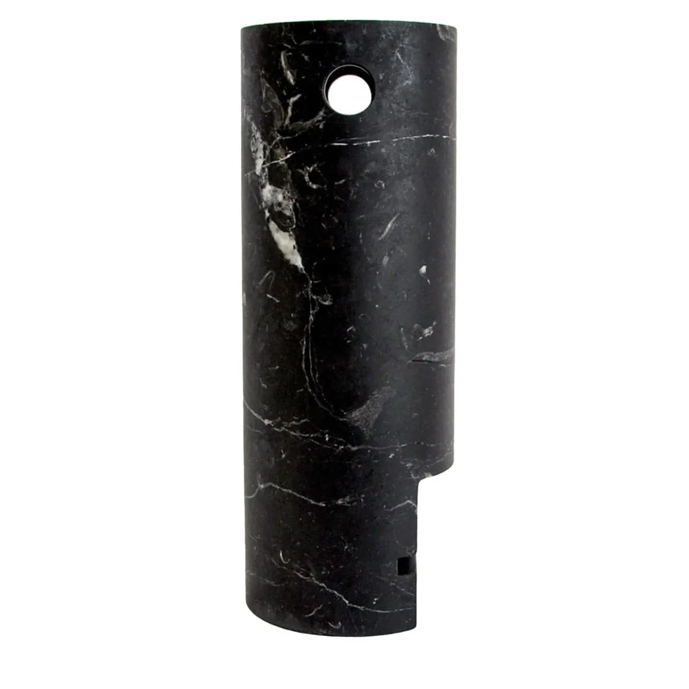 Vaso medio in marmo nero Marquina People