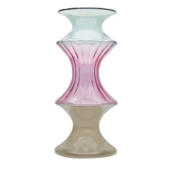 Vaso medio Madame rosa/azzurro/tortora