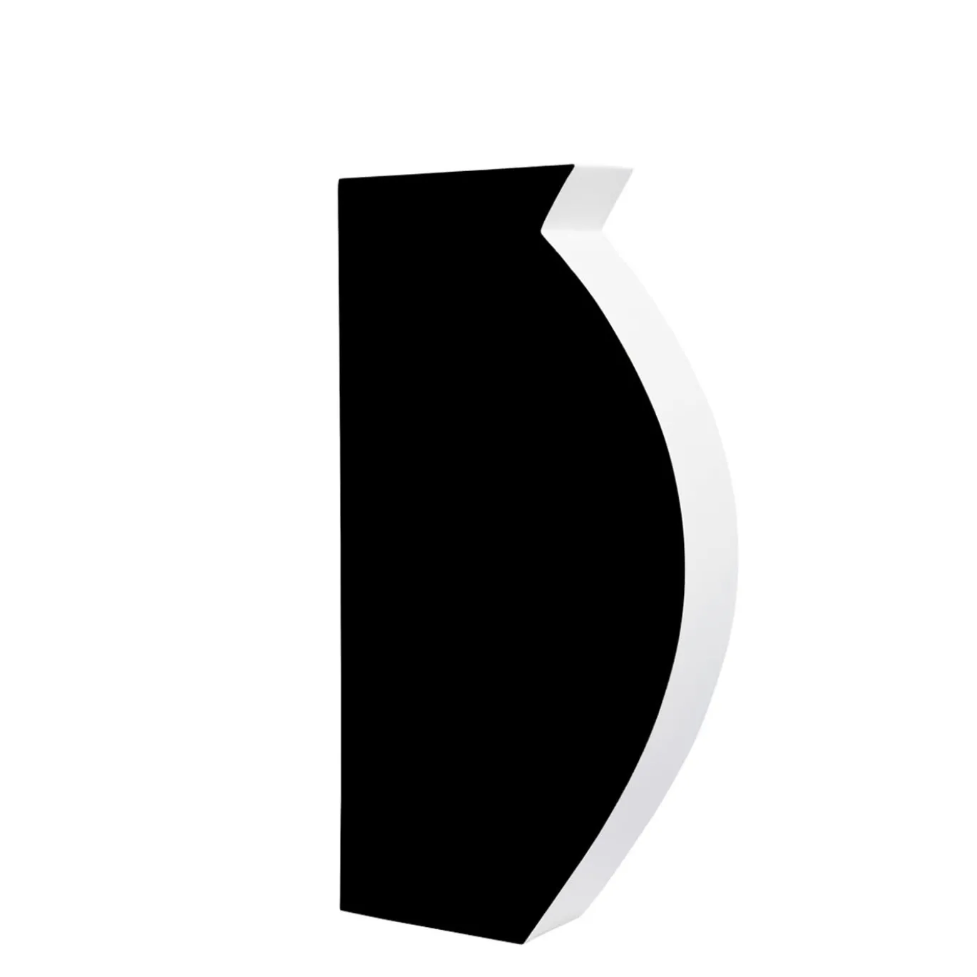 Vaso medio Pacay bianco e nero