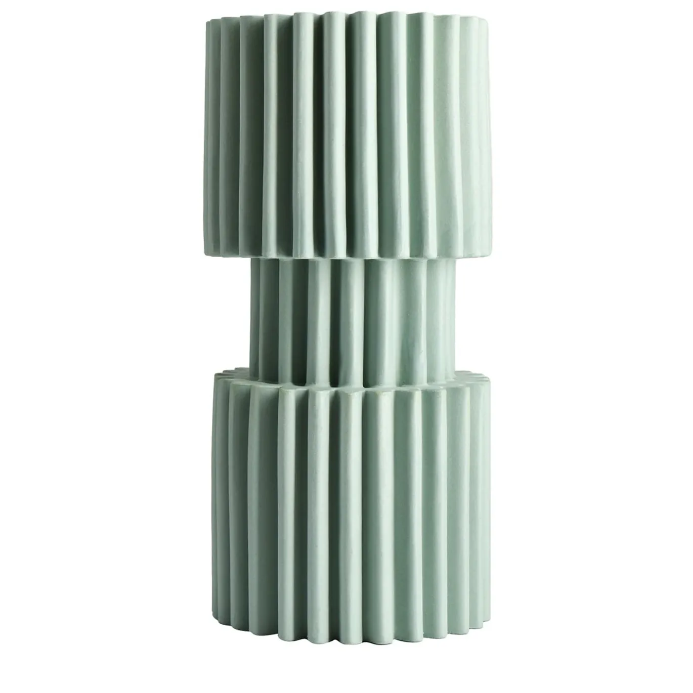 Vaso Medio Verde Acqua Clessidra