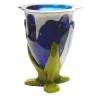 Vaso medio verde e blu Amazonia di Gaetano Pesce