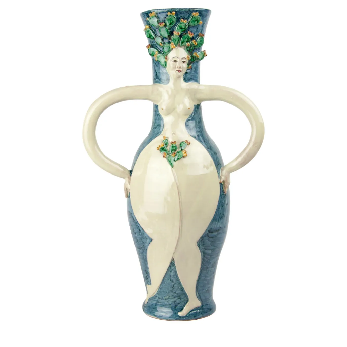 Vaso mediterraneo in ceramica nuda
