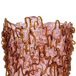 Vaso Medusa L in Resina Rosa di Gaetano Pesce