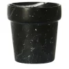 Vaso mini Cactus in marmo nero Marquina