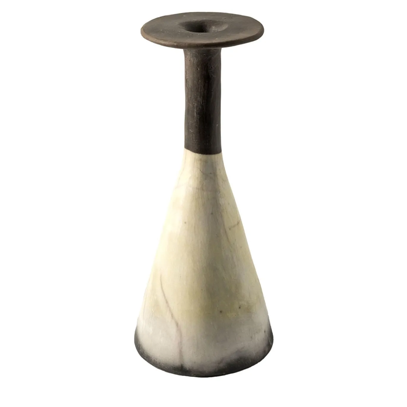 Vaso Misia Naked in ceramica raku di Nino Basso