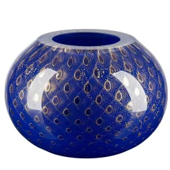 Vaso Mocenigo Sfera oro e blu
