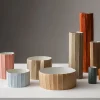 Vaso Mono Corteccia A17/Sabbia Scuro