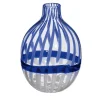 Vaso monofiore blu N. 2