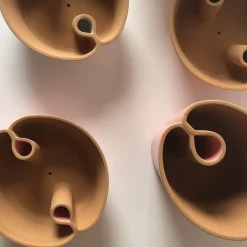 Vaso monotubo rosa