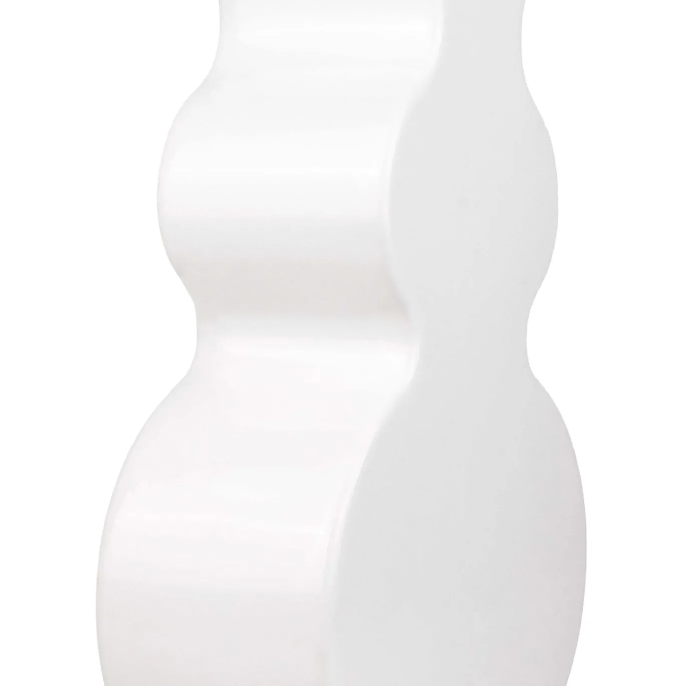Vaso Moon 06 in ceramica bianca