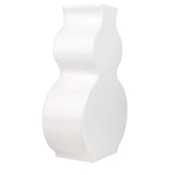 Vaso Moon 06 in ceramica bianca