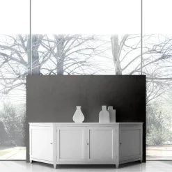 Vaso Moon 02 in ceramica bianca