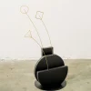 Vaso Multiplo in Ferro Nero
