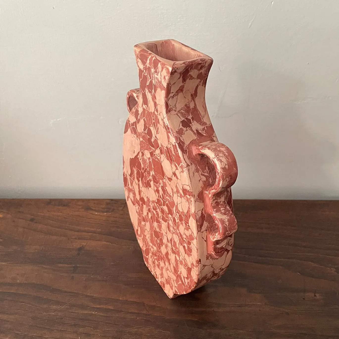 Vaso n.147 Anfora Effetto Rosso Ossidato
