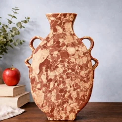 Vaso n.147 Anfora Effetto Rosso Ossidato