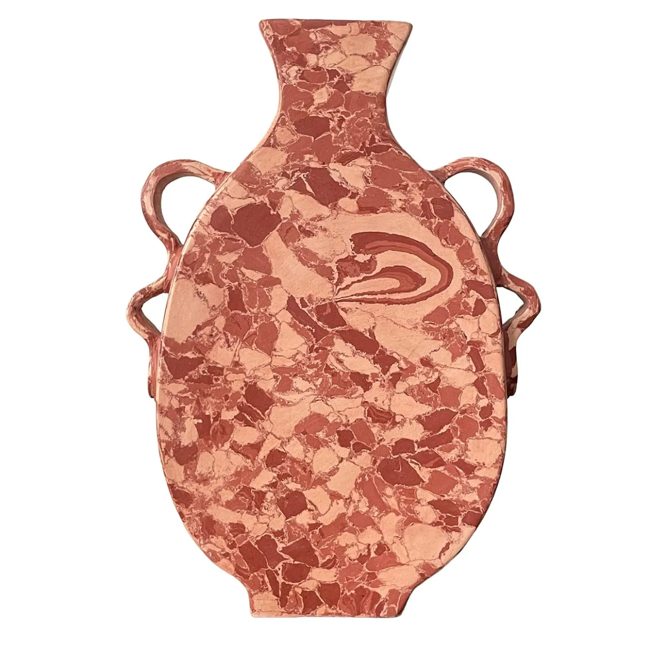 Vaso n.147 Anfora Effetto Rosso Ossidato