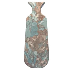 Vaso n.116 Effetto Marmo Azzurro e Grigio