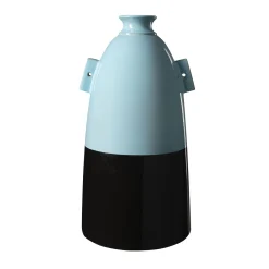Vaso nero e blu di Aldo Londi