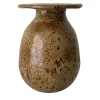 Vaso n. 157 in Ceramica Verde con effetto ruggine