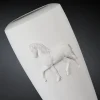 Vaso Obice Horse White