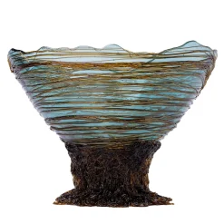 Vaso Ogiva XL Blu e Marrone di Gaetano Pesce