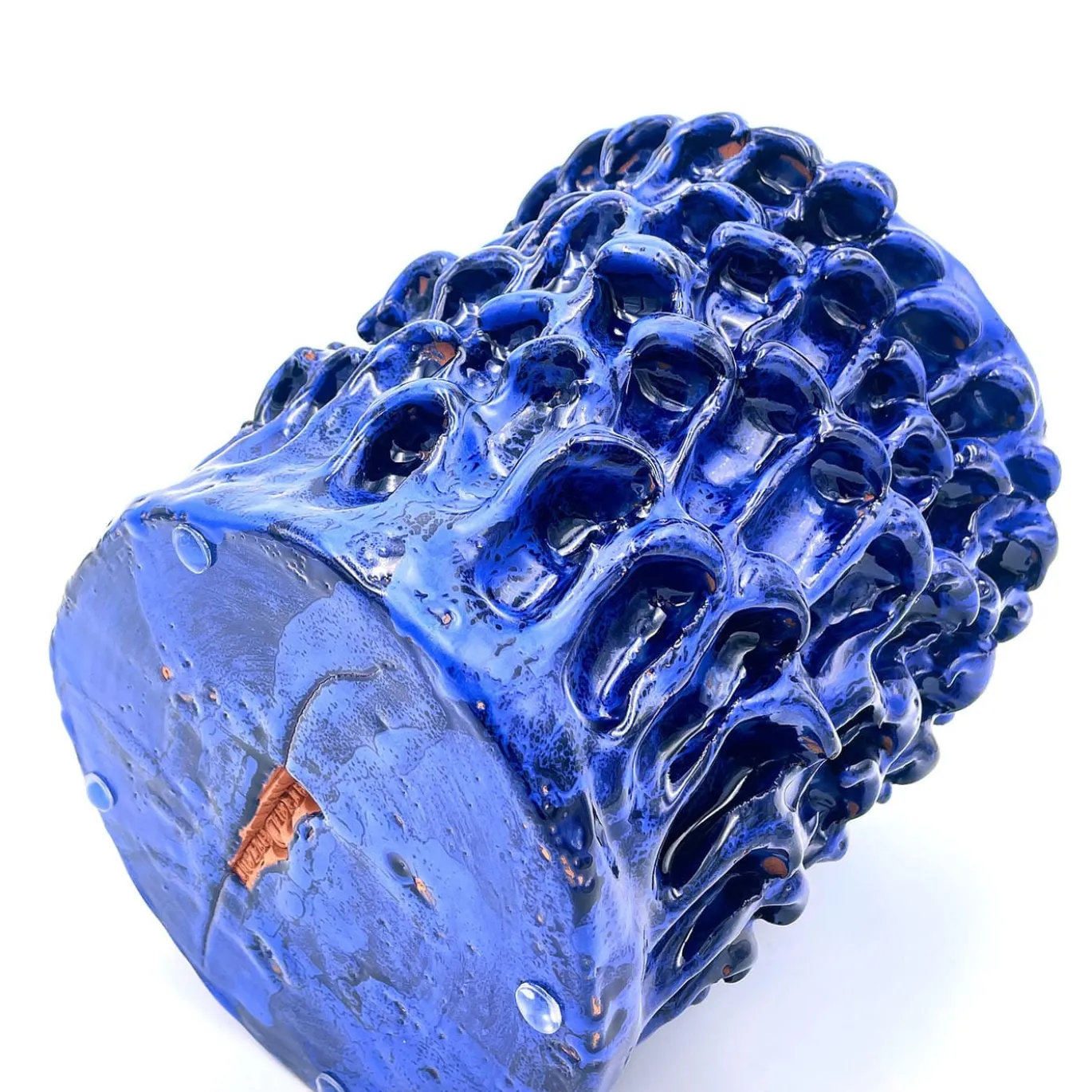 Vaso Onda egiziano e blu di Smirne