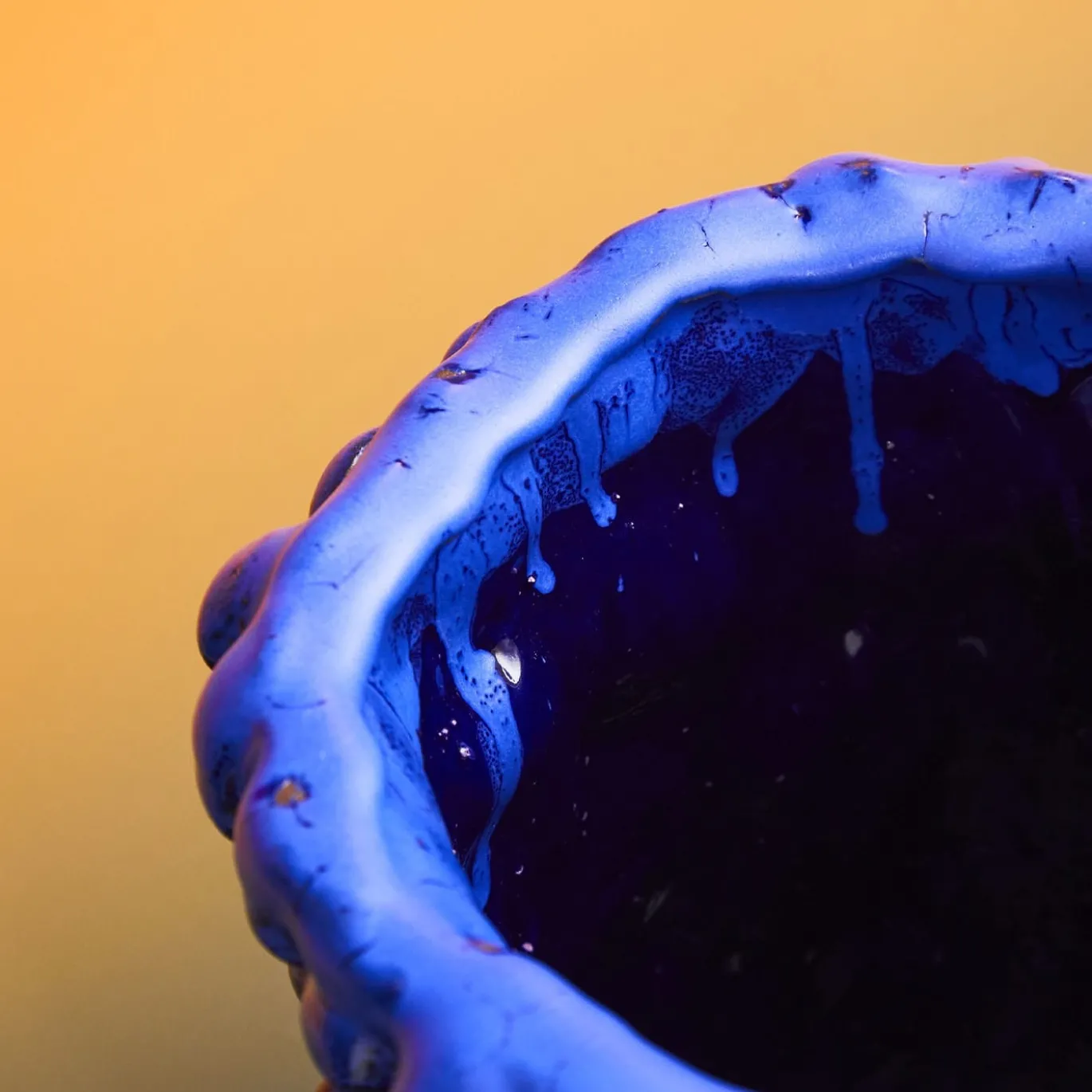 Vaso Onda egiziano e blu di Smirne