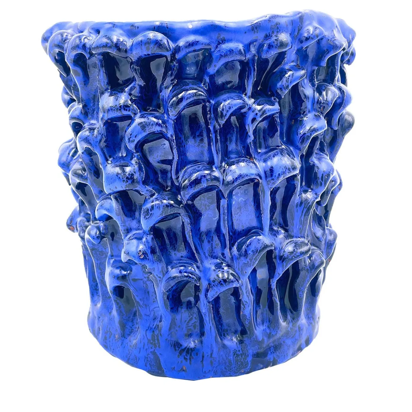 Vaso Onda egiziano e blu di Smirne