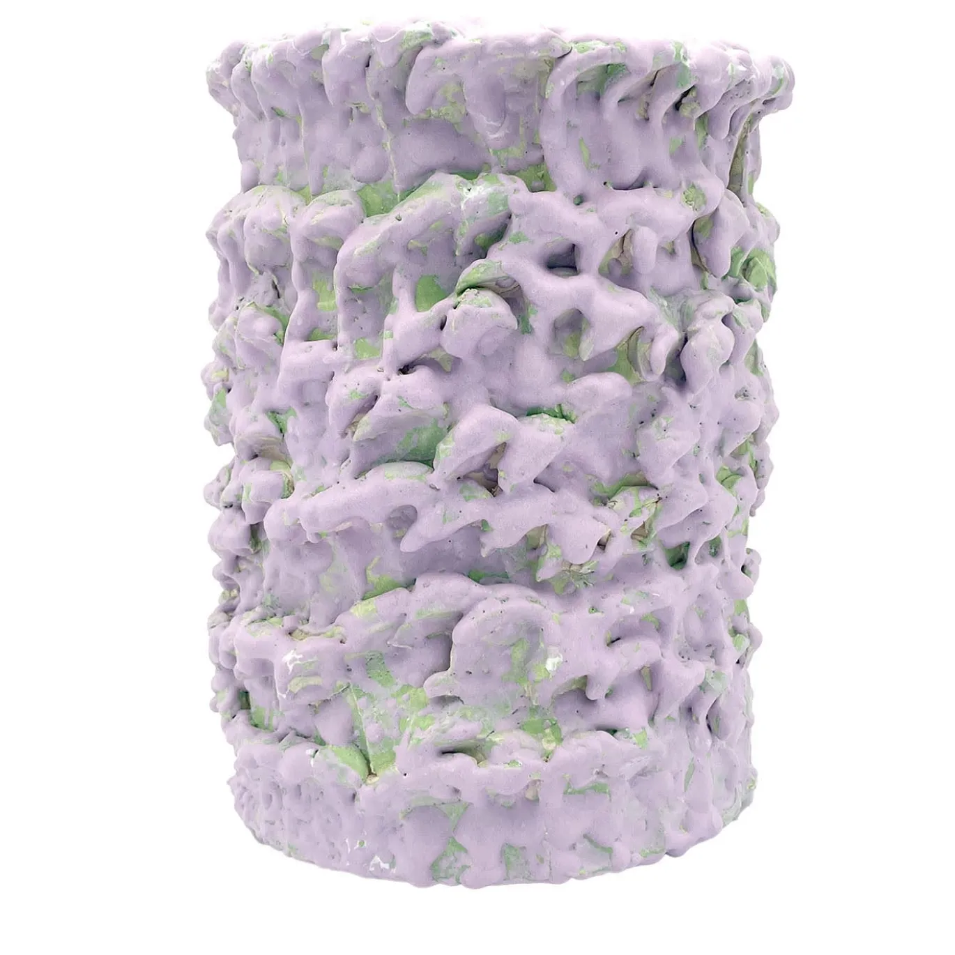 Vaso Onda Lilac Bubble & Opaque Pistache Green