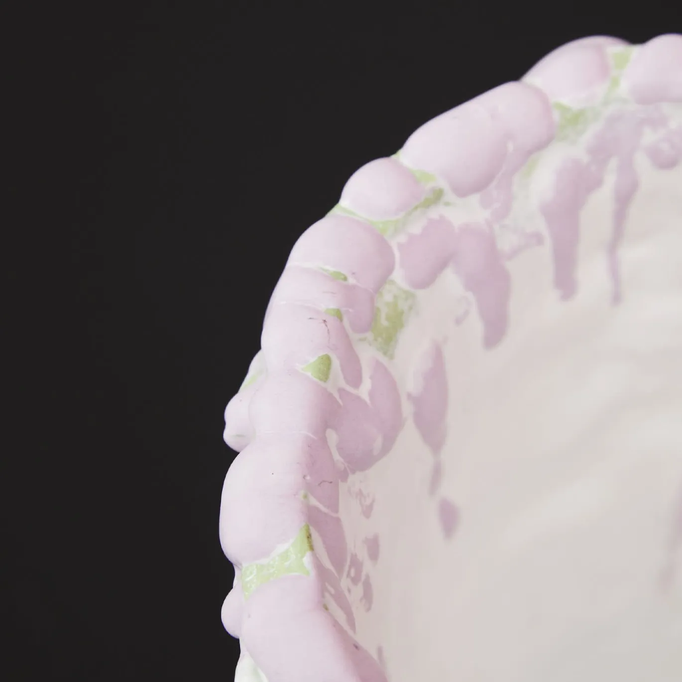 Vaso Onda Lilac Bubble & Opaque Pistache Green