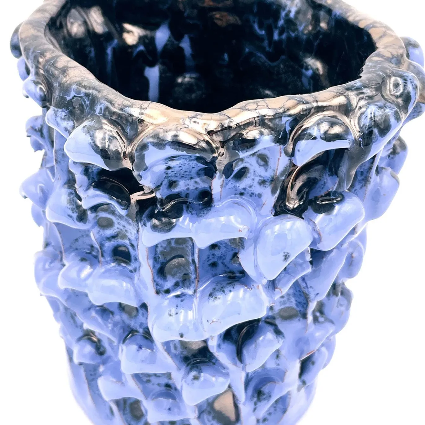 Vaso Onda Metallic Lavender