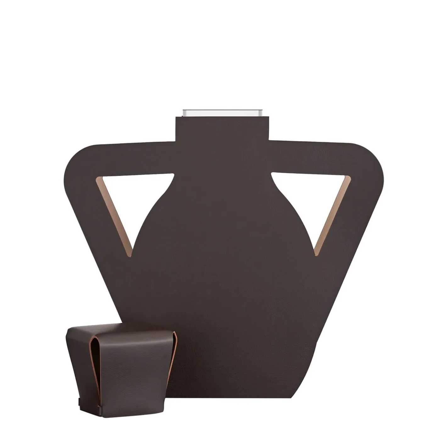 Vaso Otto Monocromo Chocolate di Gianpaolo Venier